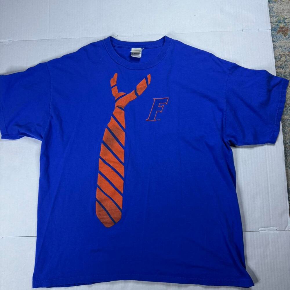 Y2K Florida Gators Orange tie frat shirt Size XL
